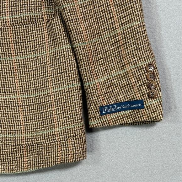 Polo Ralph Lauren Polo Soft Tailored Tick Weave Jacket Brown 40R $998 - Picture 4 of 9